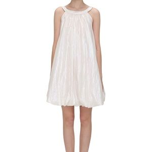 Handmade bud puff dress